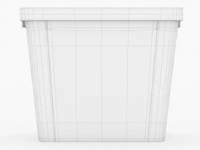 Mattiussi Ecologia Polymax Waste Bin Free 3D model