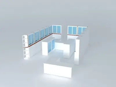 pharmacy building Free 3D model