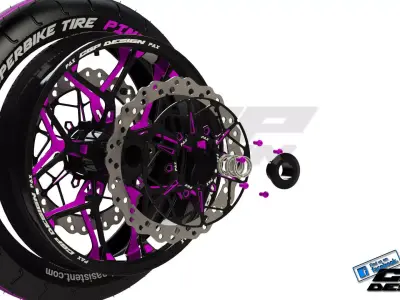 PINKI front wheeldesigned by paX 3D model