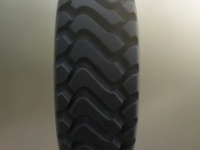 Wheel Loader Tyre High Poly Version 3D model