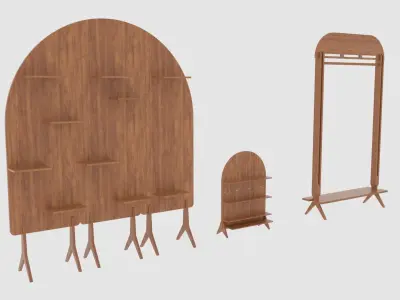 Retail Display Shelving Units 3D model