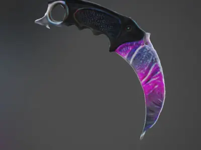 Karambit Fade 3D print model