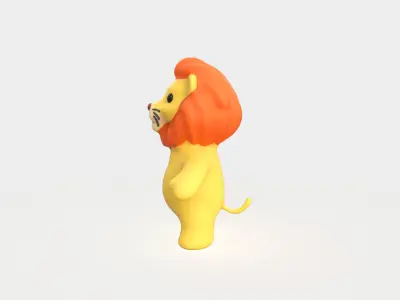 Little animal baby - Lion cute - Character024  Low-poly 3D model