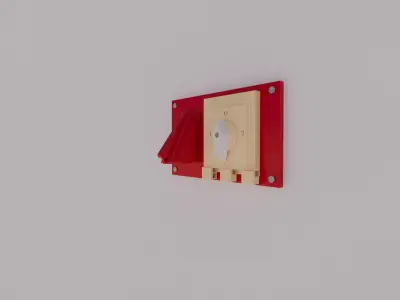 Industrial Socket 3D model