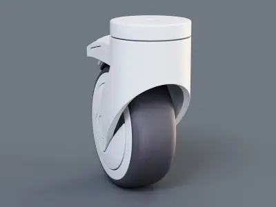 Caster Wheel 2 3D model