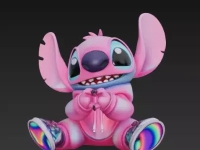 Stitch - Angel 3D print model