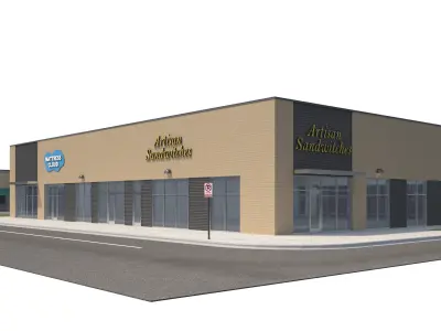 Retail-142 Retail Stores 3D model