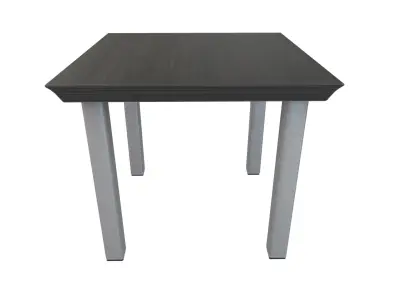 Outdoor Table Low-poly 3D model 9