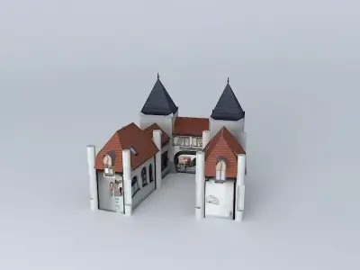 St George39s gatebrand svatého Juraja Free 3D model