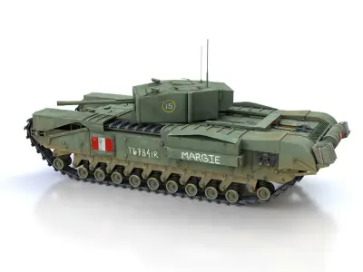 Churchill MK III - Margie 3D model