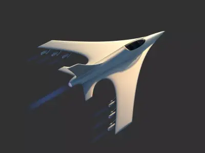 Aircraft Concept 3D model