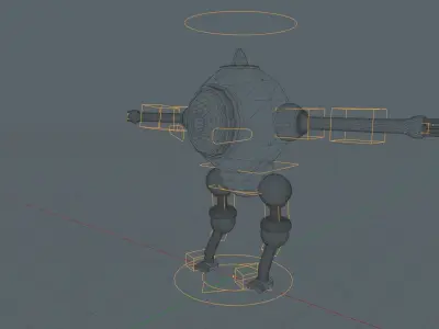 Simple robot 3D model purchase