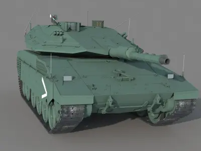 Tank Merkava Mark IV 3D model