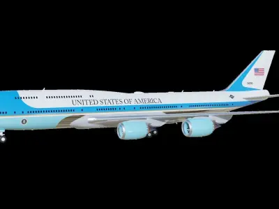 747-8 Airforce One 3D model