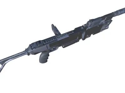 41-Cornershot-USP-gun model 3d game ready model  Low-poly 3D model