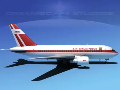 Boeing 767-200ER Air Mauritus 3D model