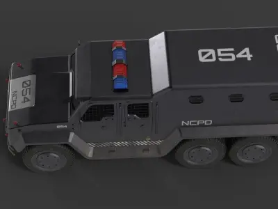 Police APC 3D model