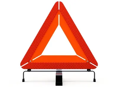 Warning Triangle 3D model
