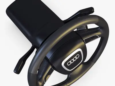 Steering Wheel Audi Q7 Patrick Hellmann 3D model