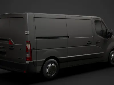 Vauxhall Movano L2H1 Van 2020 3D model