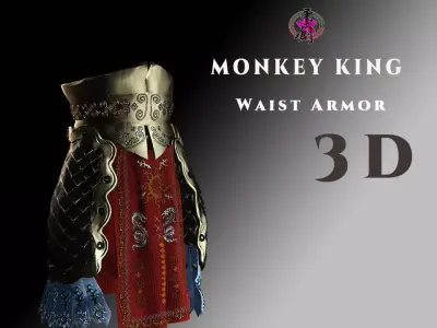 DT2- Monkey King - Waist Armor 3D model