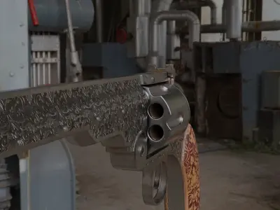 Revolver 8k 3D model