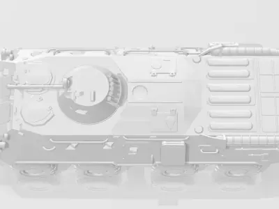 Ukraine BTR-80 Free 3D model