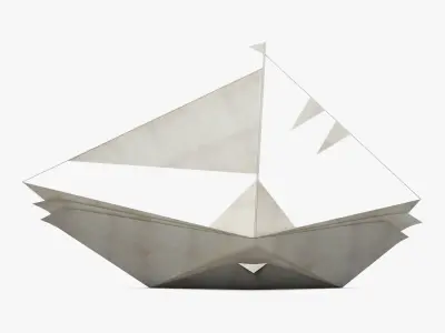 Boat Paper v 1 3D model