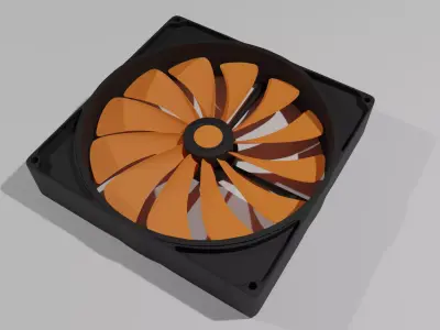 PC Fan 3D model