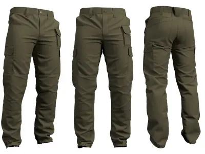 ABR PRO Pants - Marvelous Designer 3D model