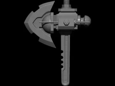 Axe 3d print model hammer 3D print model