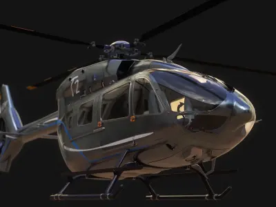 Airbus EC145 3D model