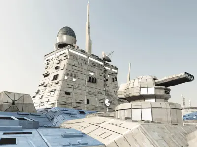 CDF Starfall Battleship 3D model