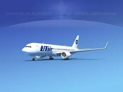 Boeing 767-300 UTair Aviation 3D model