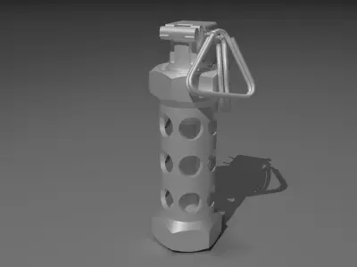 Stun Grenade Game Ready Free Low-Poly Low-poly 3D model