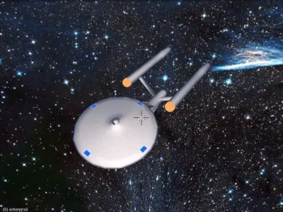 enterprise star trek 1966 Low-poly 3D model