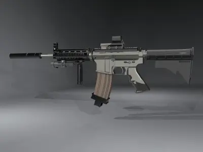 Colt M4A1 3D model