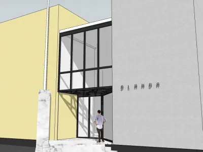 Rietveld pavilion- Venice Biennale-Dutch-1953 3D model