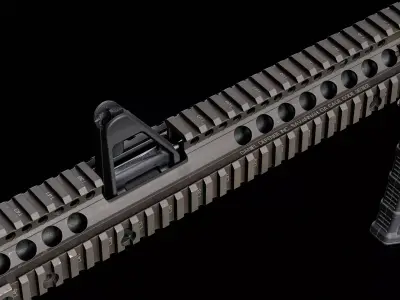 M4 - FSP Low-poly 3D model