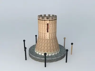 Small castle 3D model
