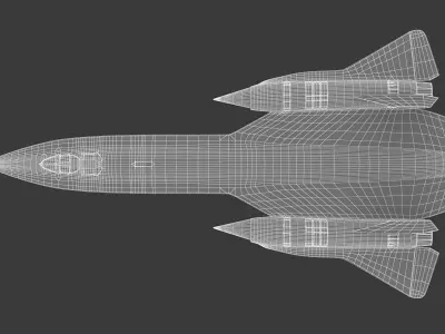 Lockheed SR-71 Blackbird 3D model