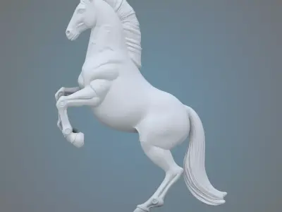 Majestic Horse Sculpture PM -31 3D print model