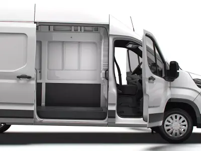 Maxus Deliver 9 Van L3H3 HQInterior 2025 3D model