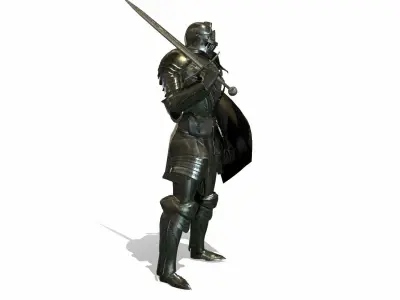 Cavalry Armor Low-poly 3D model