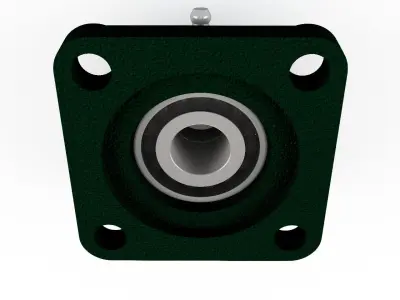 ESF204 Bearing Low-poly 3D model