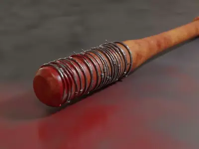 Negan Bat Lucille 3D model