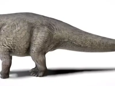 Apatosaurus The Thunderous Giant of the Jurassic Low-poly 3D model