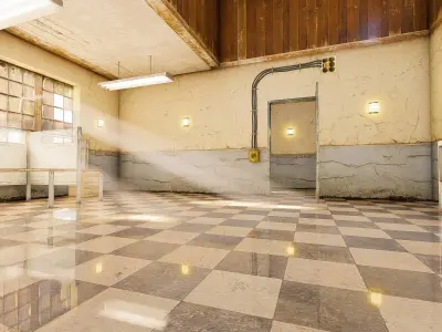 CCTV Building Low-poly 3D model