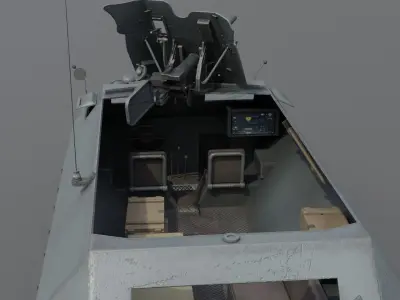 Sdkfz 251-10 PaK 36 Half-Track  Low-poly 3D model