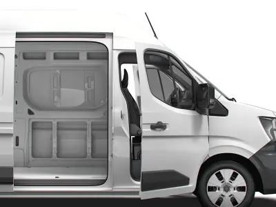 Renault Master L2H3 Van HQ Interior 2024 3D model